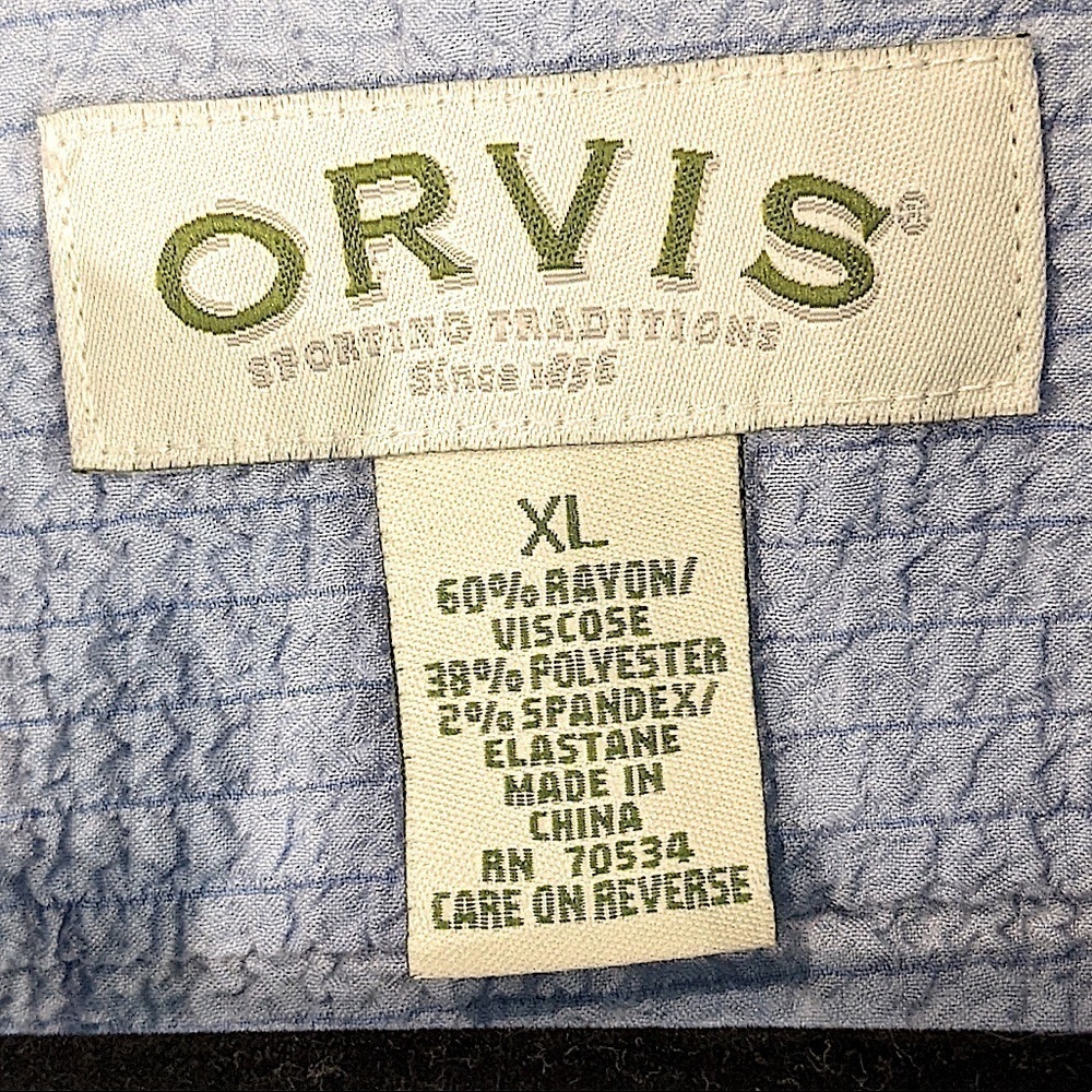 ORVIS Light Blue Track Suit Size XL - Picture 2 of 12
